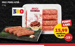 Penny Mici porc-vită Ofertă