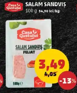 Penny Casa Gustului Salam sandvis Ofertă