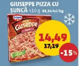 Penny Giuseppe pizza cu şuncă Ofertă