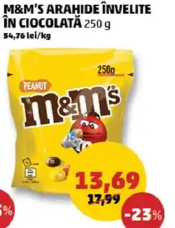 Penny M&m's arahide învelite în ciocolată Ofertă