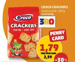 Penny Croco crackers susan şi mac Ofertă
