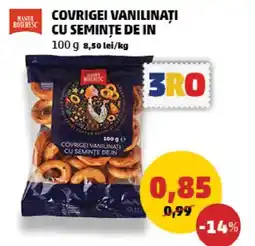 Penny Covrigei vanilinați cu seminte de in Ofertă