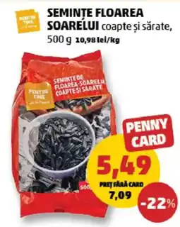 Penny Seminte floarea soarelui coapte și sărate Ofertă