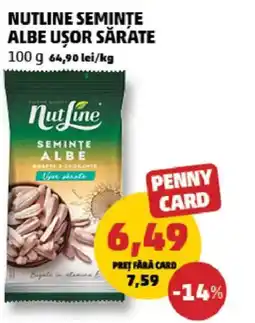 Penny Nutline seminţe albe uşor sărate Ofertă