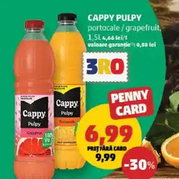 Penny Cappy pulpy portocale/grapefruit Ofertă
