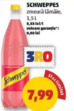 Penny Schweppes zmeură lămâie Ofertă