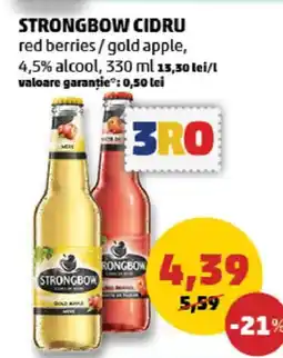 Penny Strongbow cidru red berries/gold apple Ofertă