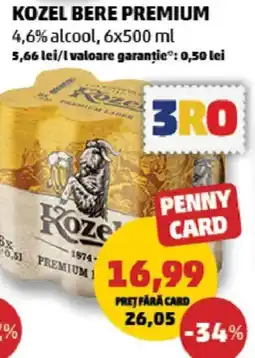 Penny Kozel bere premium Ofertă