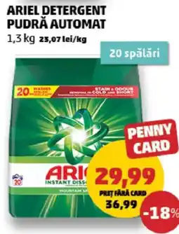 Penny Ariel detergent pudră automat Ofertă