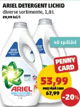 Penny Ariel detergent lichid Ofertă