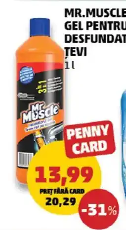 Penny Mr.muscle gel pentru desfundat tevi Ofertă