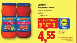 Lidl Combino Sos pentru paste Ofertă