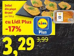 Lidl Şnitel din piept de pui Ofertă