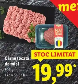 Lidl Carne tocată de miel Ofertă