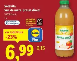 Lidl Solevita Suc de mere presat direct Ofertă