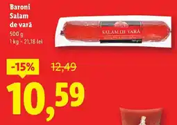 Lidl Baroni Salam de vară Ofertă