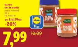 Lidl Maribel Unt de arahide Ofertă