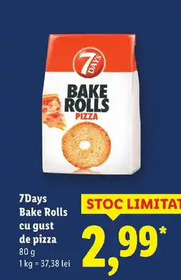 Lidl 7Days Bake Rolls cu gust de pizza Ofertă