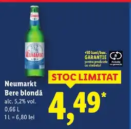 Lidl Neumarkt Bere blondǎ Ofertă