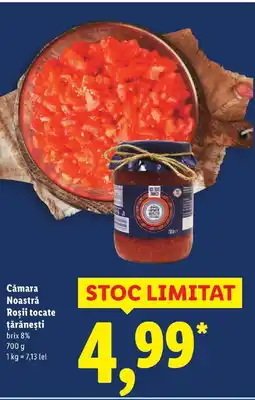 Lidl Cămara Noastră Roşii tocate ţărăneşti Ofertă