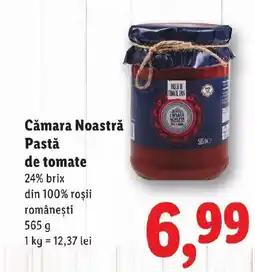 Lidl Cămara Noastră Pastǎ de tomate Ofertă