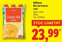 Lidl Milbona Mix de brânză rasǎ Ofertă