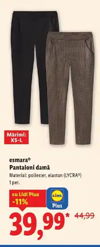 Lidl EsmaraⓇ Pantaloni damă Ofertă