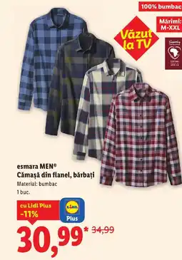 Lidl Esmara Men® Cămașă din flanel, bărbați Ofertă