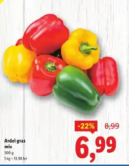 Lidl Ardei gras mix Ofertă