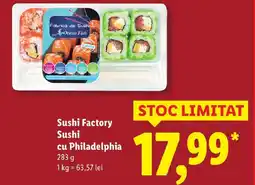 Lidl Sushi Factory Sushi cu Philadelphia Ofertă