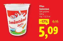 Lidl Pilos Smântână Ofertă