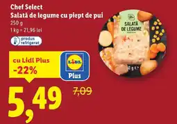 Lidl Chef Select Salată de legume cu piept de pui Ofertă