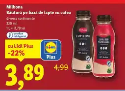 Lidl Milbona Băutură pe bază de lapte cu cafea Ofertă
