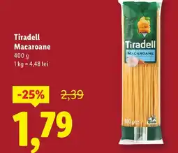 Lidl Tiradell Macaroane Ofertă