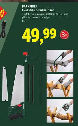 Lidl PARKSIDE® Fierăstrău de mână, 3 în 1 Ofertă