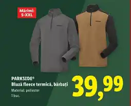 Lidl PARKSIDE® Bluzǎ fleece termică, bărbaţi Ofertă