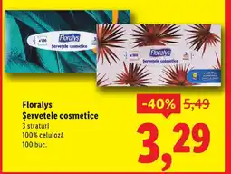 Lidl Floralys Servetele cosmetice Ofertă