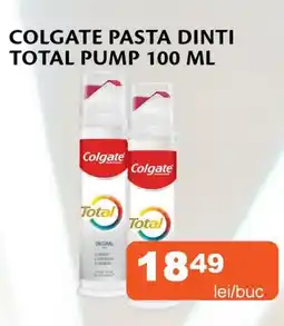 Unicarm Colgate pasta dinti total pump Ofertă