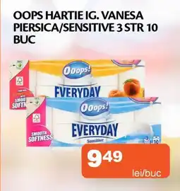 Unicarm Oops hartie ig. vanesa piersica/sensitive 3 str Ofertă