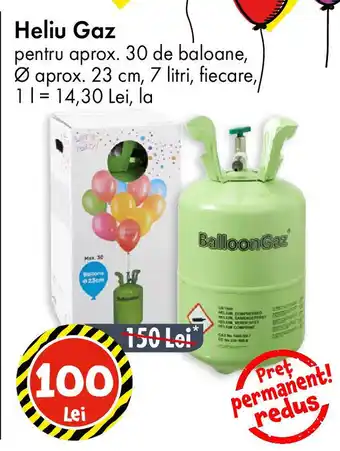 TEDI Heliu Gaz Ofertă