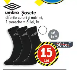 TEDI Umbro Șosete Ofertă