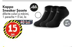 TEDI Kappa Sneaker Şosete Ofertă