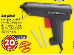 TEDI Set pistol cu lipici cald Ofertă