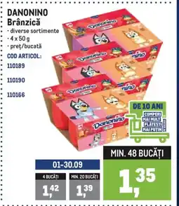 Metro DANONINO Brânzică Ofertă