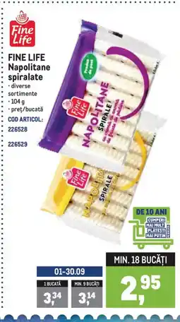 Metro FINE LIFE Napolitane spiralate Ofertă