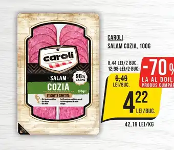 Mega Image CAROLI Salam cozia Ofertă