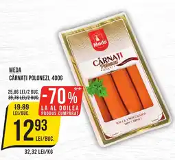 Mega Image MEDA Cârnaţi polonezi Ofertă