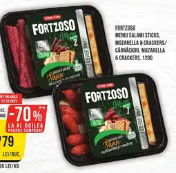 Mega Image FORTZOSO Meniu salami sticks Ofertă