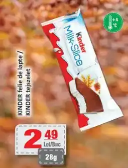 CBA KINDER felie de lapte Ofertă
