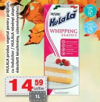 CBA HULALA produs vegetal pentru prăjituri, cu îndulcitor Ofertă